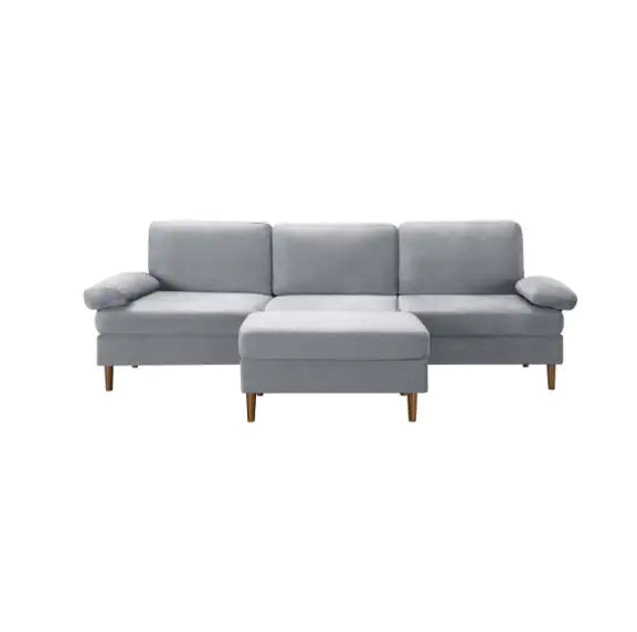 102.4" Modern Modular Sectional Sofa – Adjustable Comfort & Spacious Design