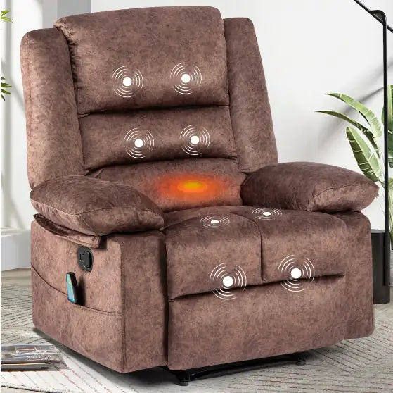 Brown Massage Lounger Sofa