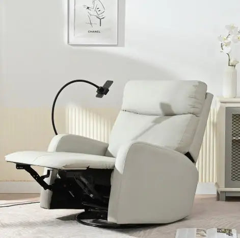 Modern Small Rocking Chair – Swivel Recliner for Bedroom & Living Room Comfort