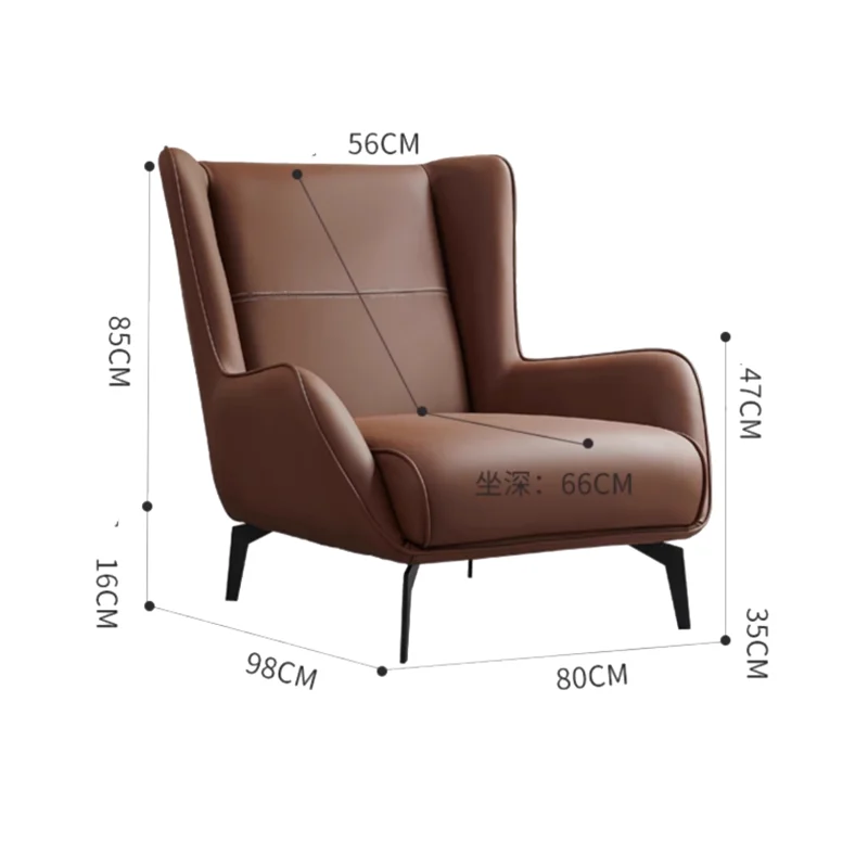 European Modern Leather Sofa – Waterproof Upholstered Living Room Furniture