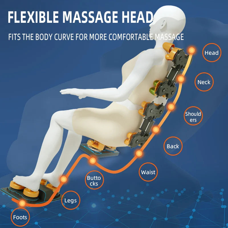 ZenGlide AS-100 – Full-Body Zero Gravity Massage Chair with Bluetooth & Voice Control