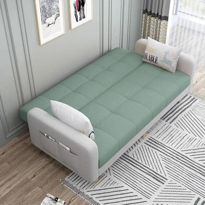 Foldable Small Sofa Bed – Dual-Purpose Home & Office Fabric Sofa