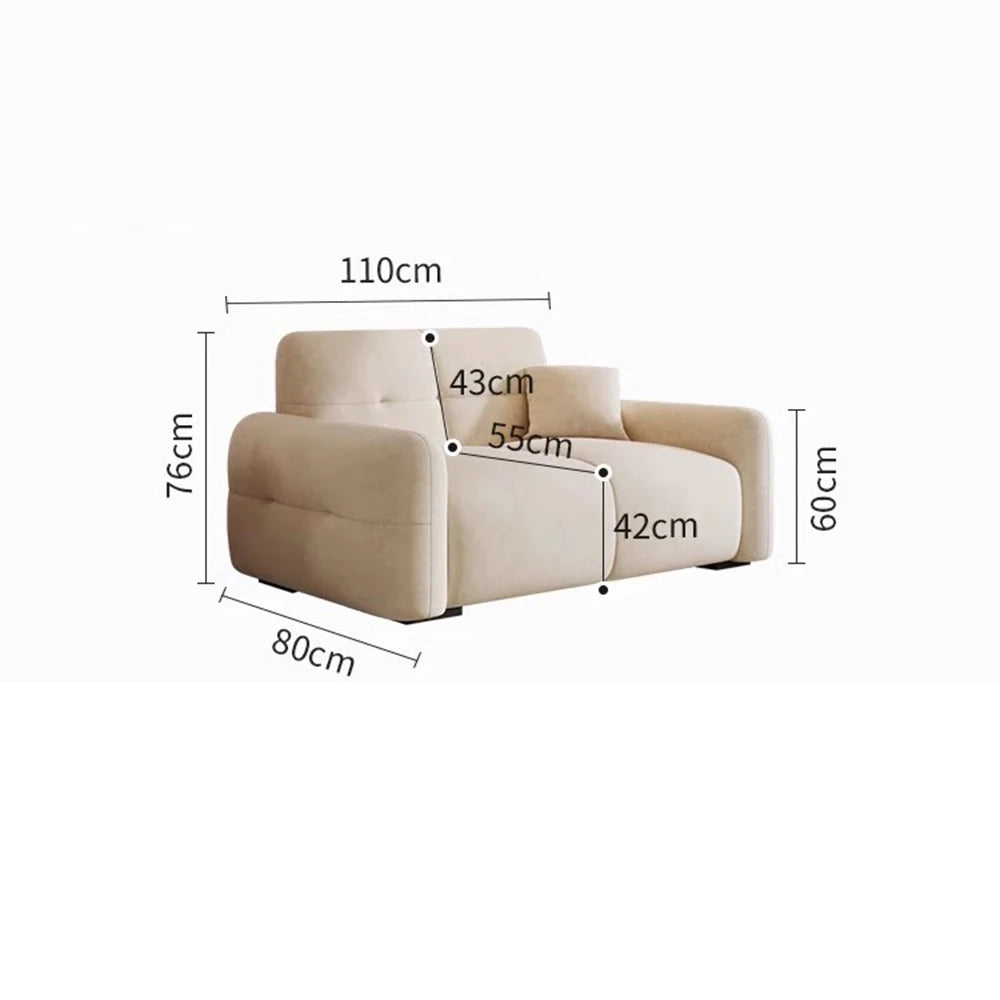 Cozy European Luxury Designer Sofa – Modern Loveseat Sofabed Recliner for Ultimate Comfort & Style