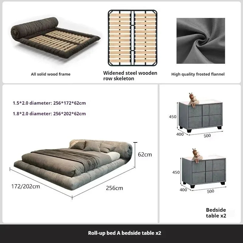 Trendy European Wedding Bed Frame & Mattress – Superior Quality & Luxe Comfort