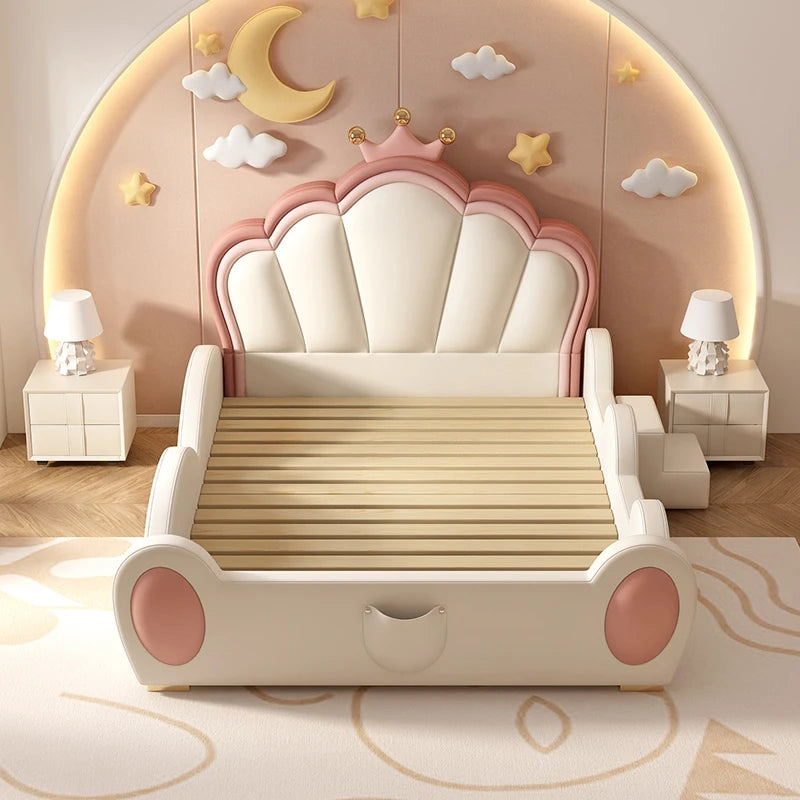 European Luxury Princess Storage Bed – Modern Castle Design