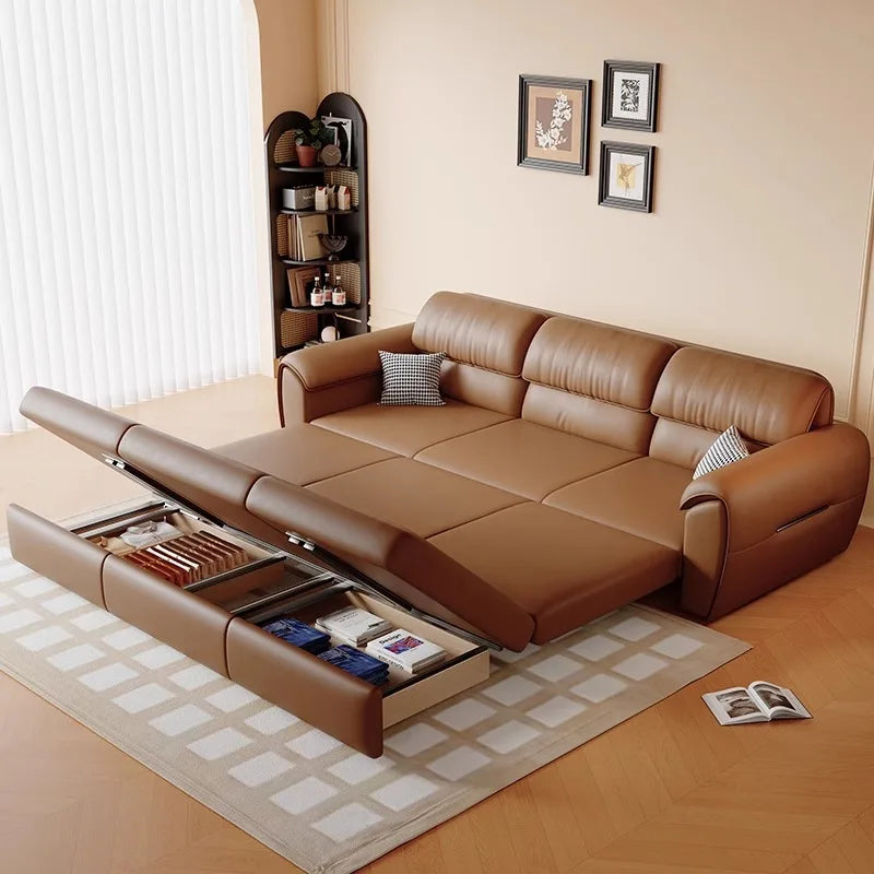 Aesthetic Italian Nordic Sofa Bed – Designer Living Room & Bedroom Loveseat