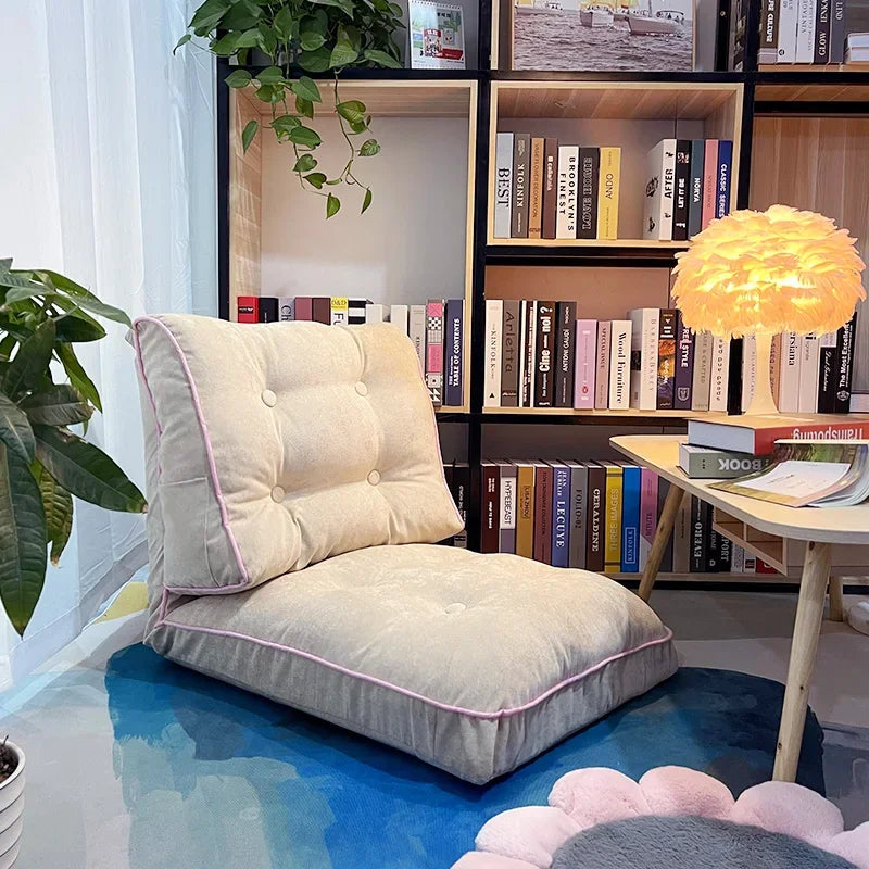 Soft Comfortable Puff Sofa – Nordic Designer Reclining Lazy Sofa