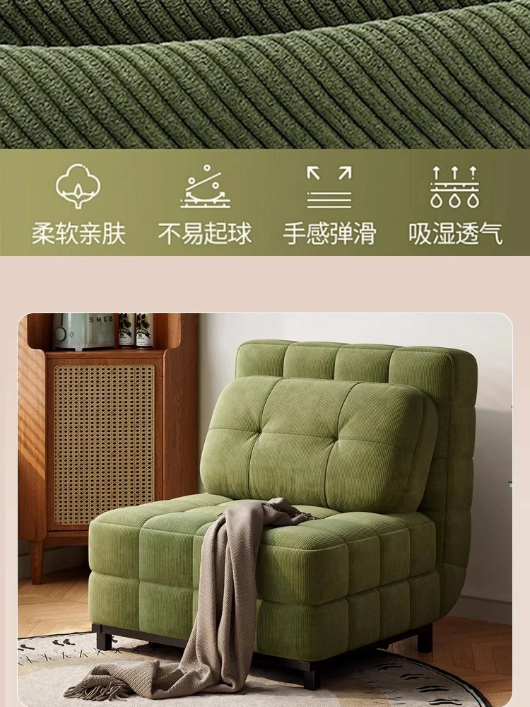 Modern Luxury Leather Sofa Bed – Ergonomic Foldable Convertible Canapé