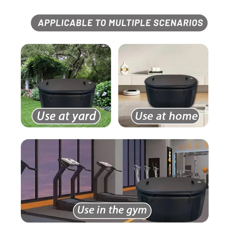 FrostWave Portable Cold Plunge – Inflatable Ice Bath Tub with Pump for Recovery & Therapy