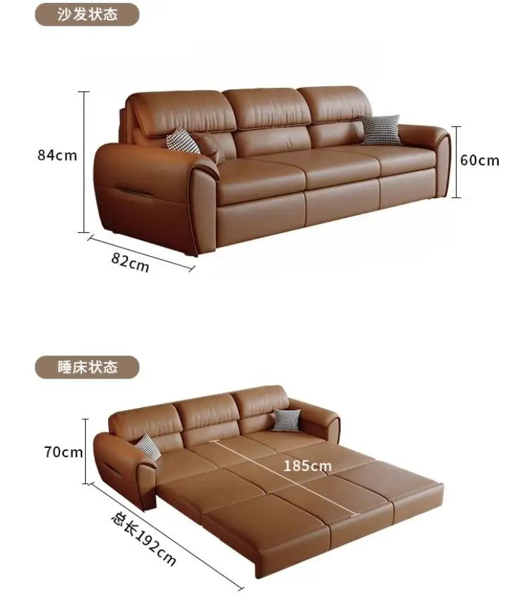 Aesthetic Italian Nordic Sofa Bed – Designer Living Room & Bedroom Loveseat