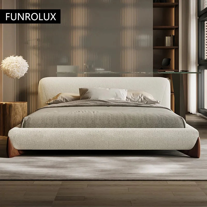 Aria Modern Fabric Platform Bed – Japanese Tatami Inspired