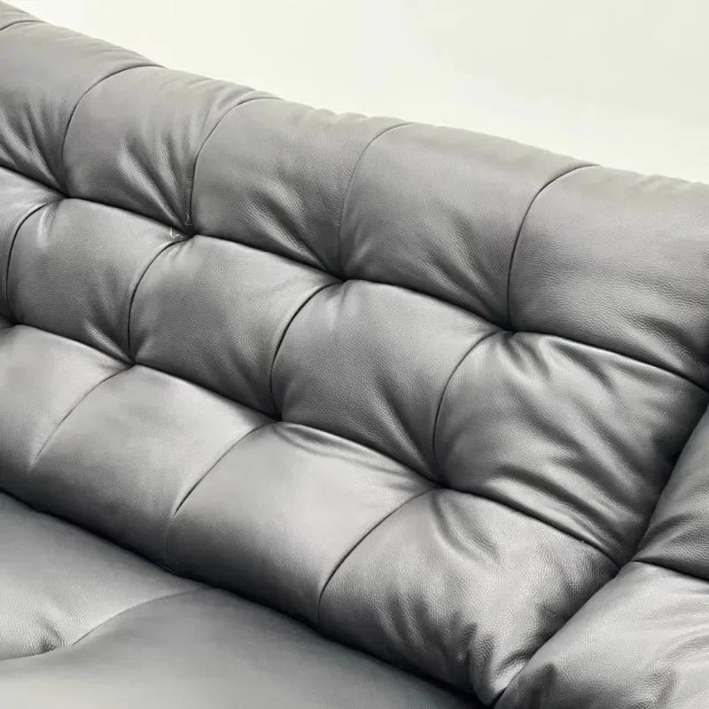 Italian Black Reclining Lounge Sofa – Living Room & Office Massage Sofa Set