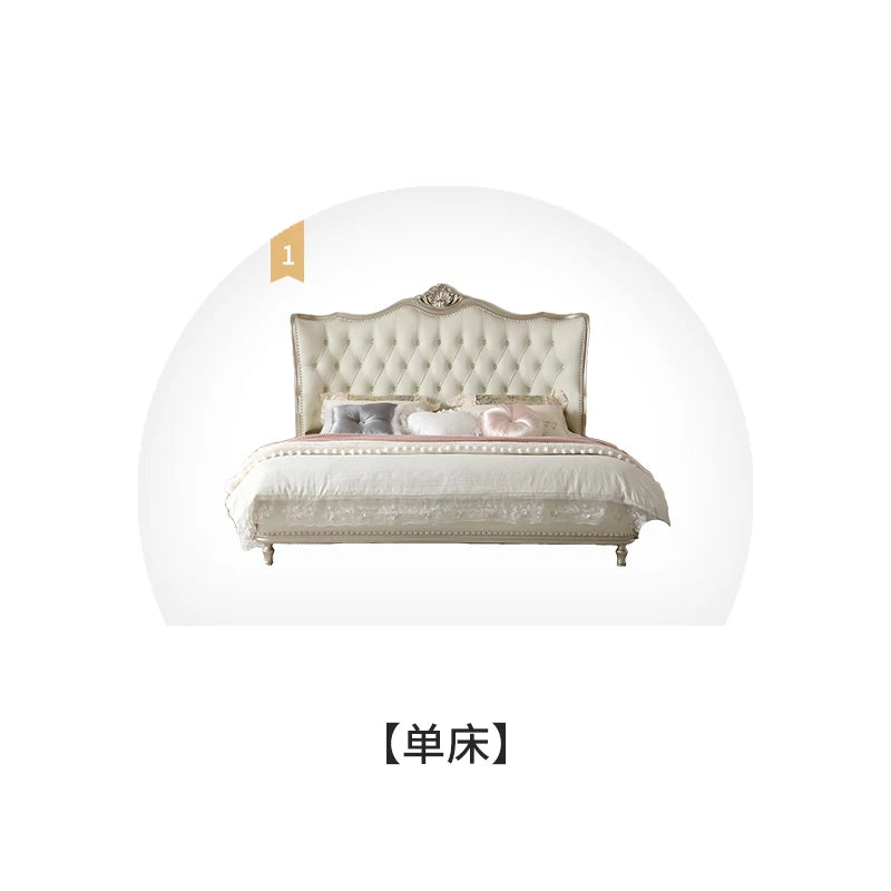 Double Modern Wooden Bed – Space-Saving Comfortable Design