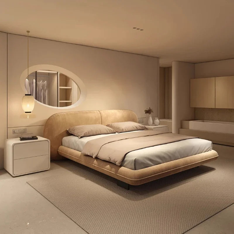 European Luxury Double Bed – Modern Nordic Frame Bedroom Furniture