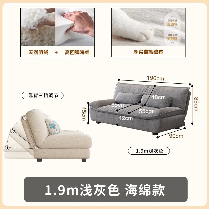 Living Room Loafer Folding Sofa – Compact Modern Outdoor & Indoor Furniture