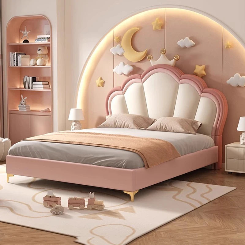 European Luxury Princess Storage Bed – Modern Castle Design