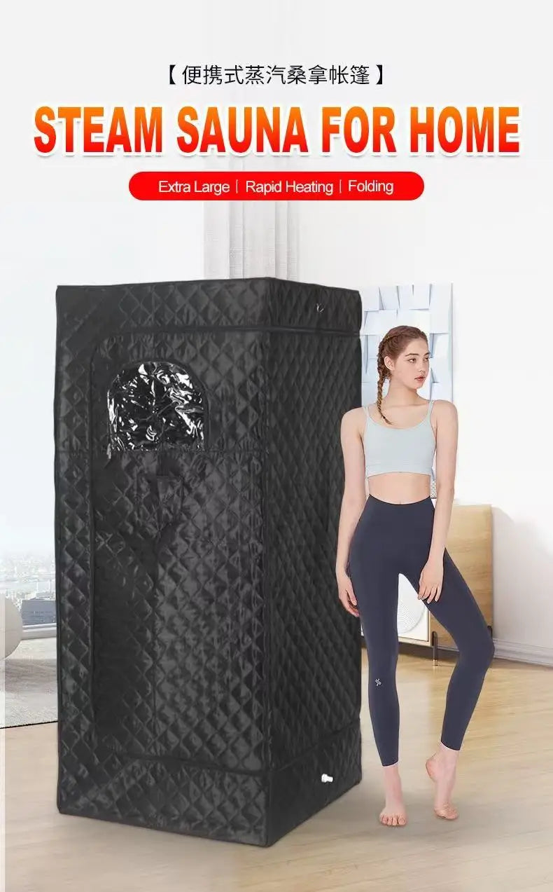 SoloSteam Pro – Full-Body Home Steam Sauna with Remote Control