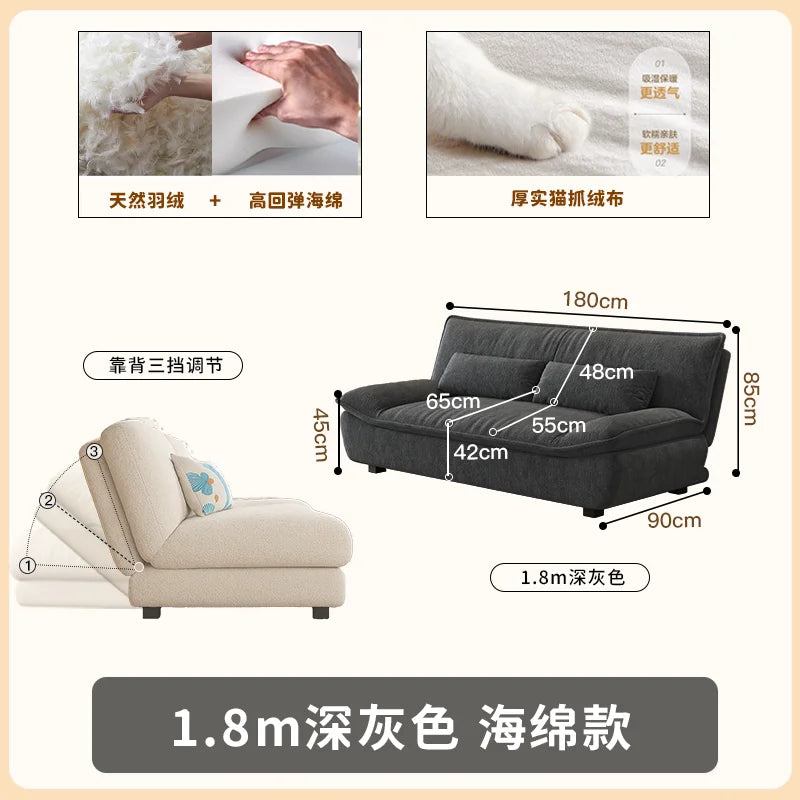 Living Room Loafer Folding Sofa – Compact Modern Outdoor & Indoor Furniture