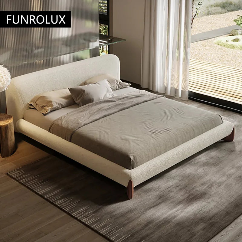 Aria Modern Fabric Platform Bed – Japanese Tatami Inspired