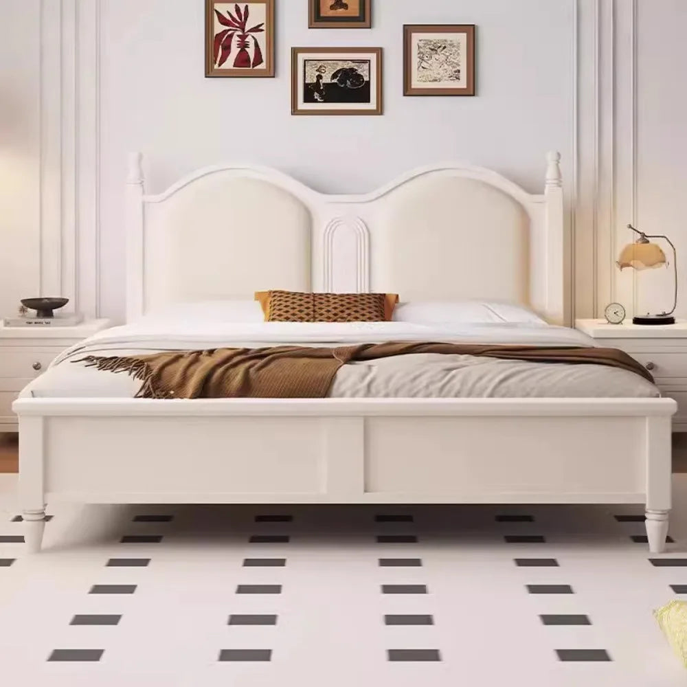 European Modern Storage Bed with Nightstands &amp; Headboard – Luxury Bedroom Furniture
