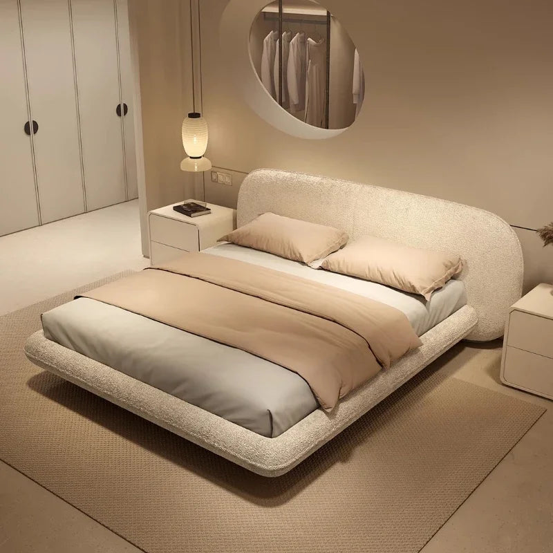 European Luxury Double Bed – Modern Nordic Frame Bedroom Furniture