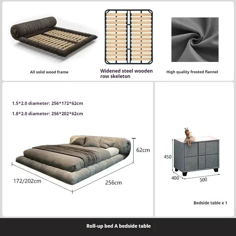 Trendy European Wedding Bed Frame & Mattress – Superior Quality & Luxe Comfort