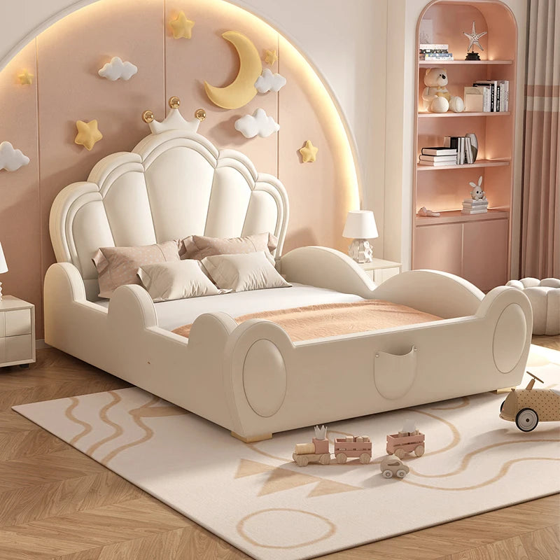 European Luxury Princess Storage Bed – Modern Castle Design