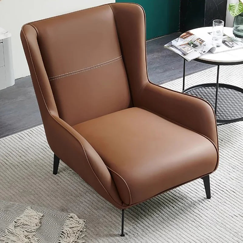 European Modern Leather Sofa – Waterproof Upholstered Living Room Furniture