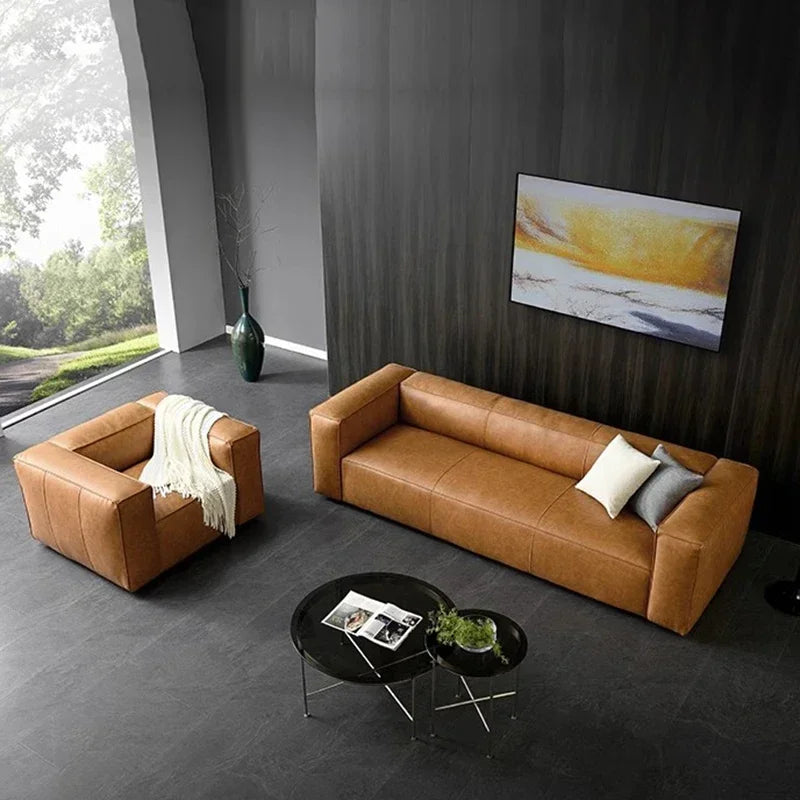 Minimalist Italian Multifunctional Sofa – Luxury Modern Classic for Living Room, Office & Balcony