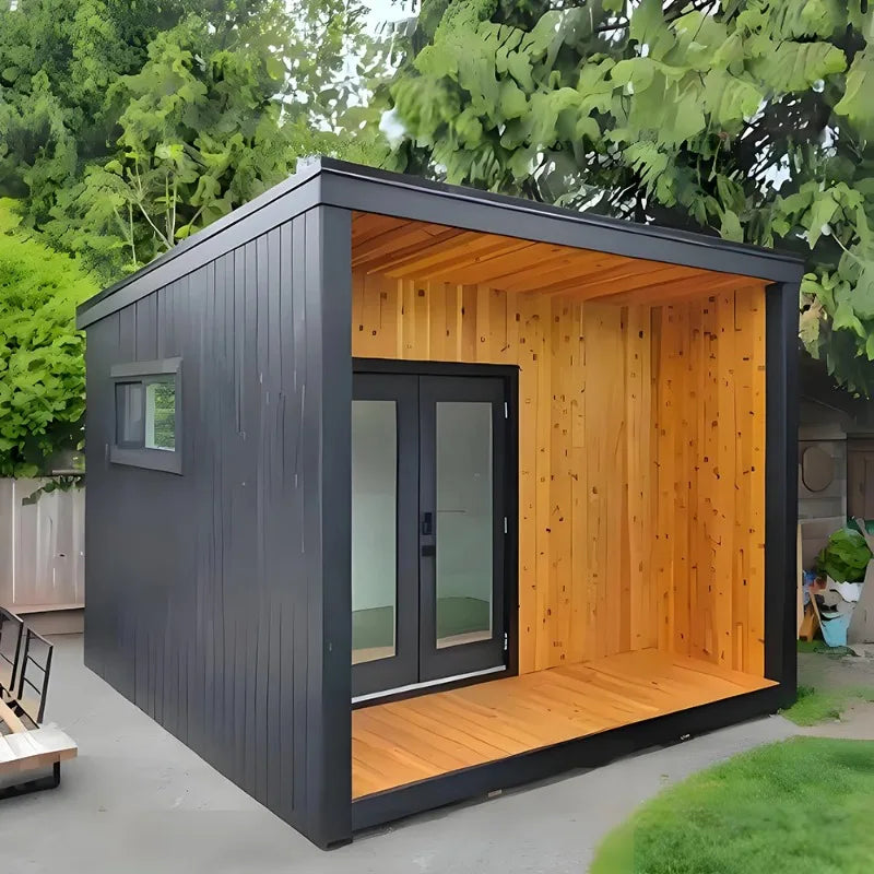 CedarHaven 6-Person Outdoor Sauna – Wet Steam Luxury Sequoia & Hemlock Room