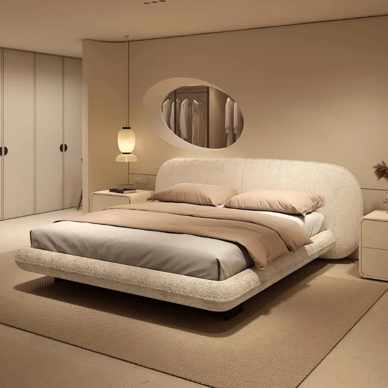 European Luxury Double Bed – Modern Nordic Frame Bedroom Furniture