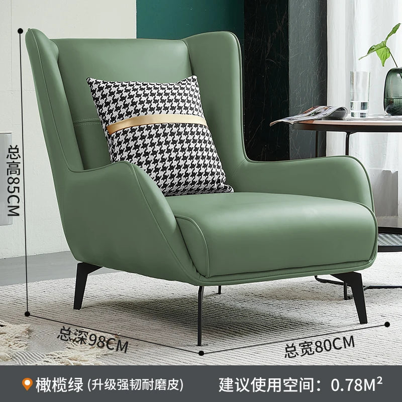 European Modern Leather Sofa – Waterproof Upholstered Living Room Furniture