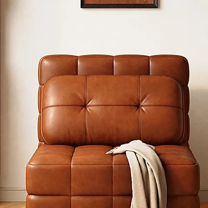 Modern Luxury Leather Sofa Bed – Ergonomic Foldable Convertible Canapé