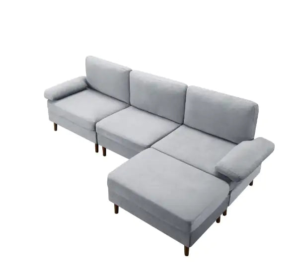 102.4" Modern Modular Sectional Sofa – Adjustable Comfort & Spacious Design