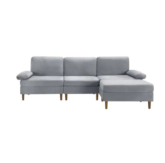 102.4" Modern Modular Sectional Sofa – Adjustable Comfort & Spacious Design