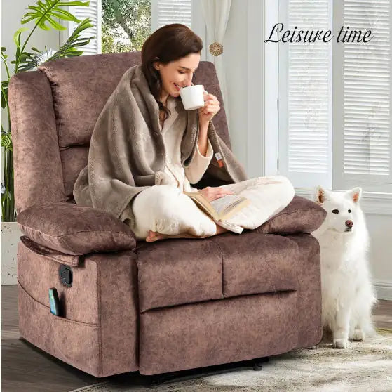 Brown Massage Lounger Sofa