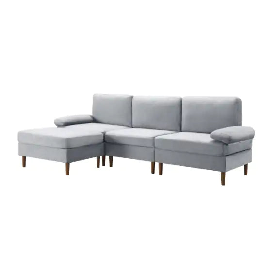 102.4" Modern Modular Sectional Sofa – Adjustable Comfort & Spacious Design