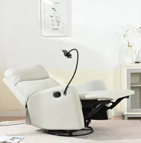 Modern Small Rocking Chair – Swivel Recliner for Bedroom & Living Room Comfort